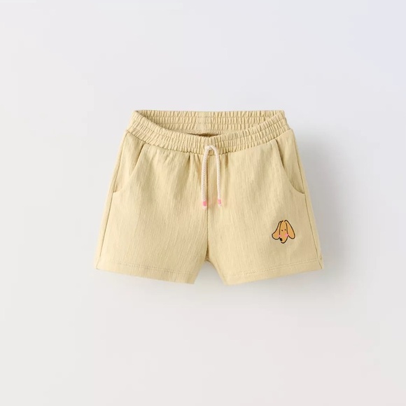 NWT Zara 1.5Y puppy dog ruffle shirt and plush shorts set - Picture 5 of 7